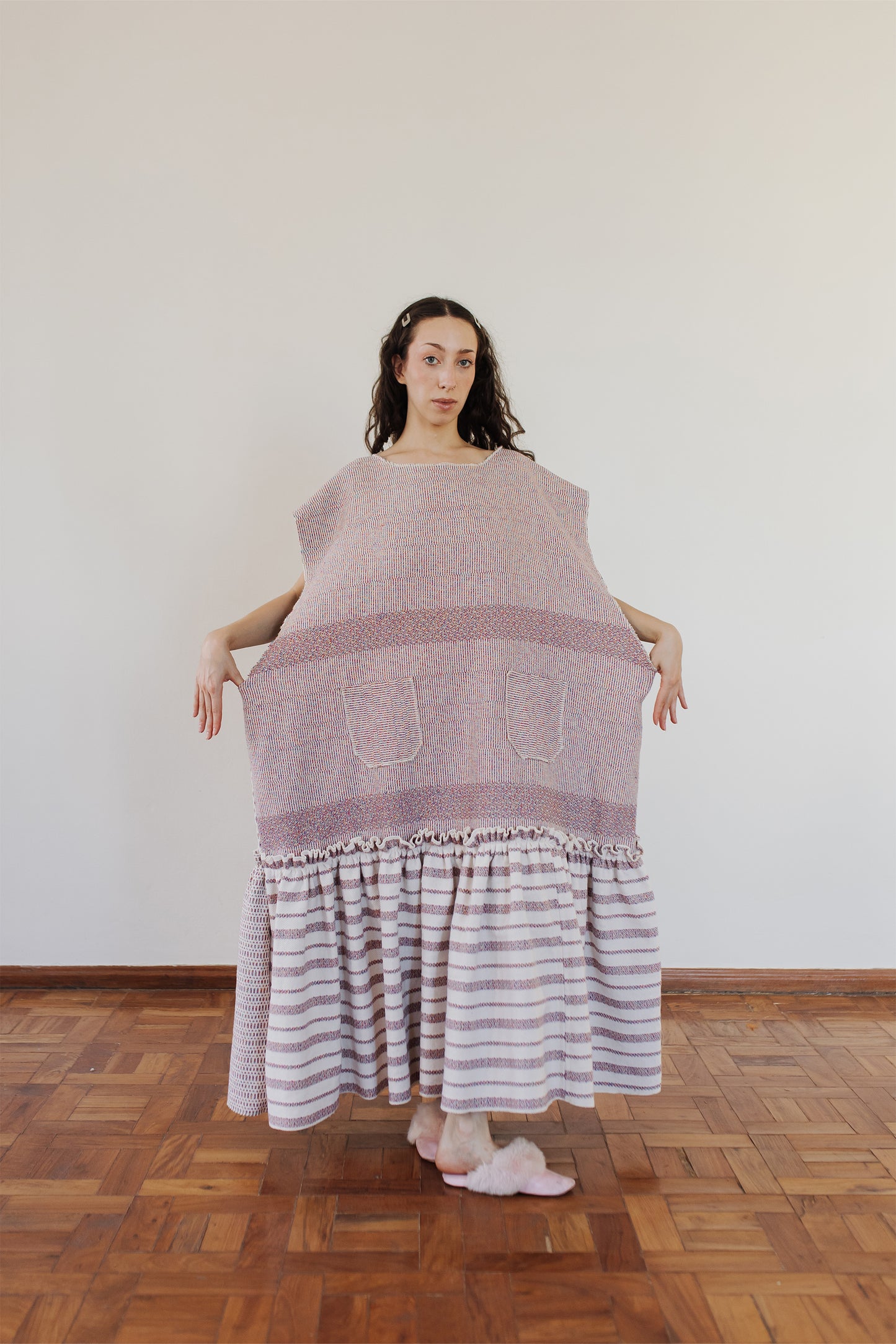 Vestido jardineira duplo
