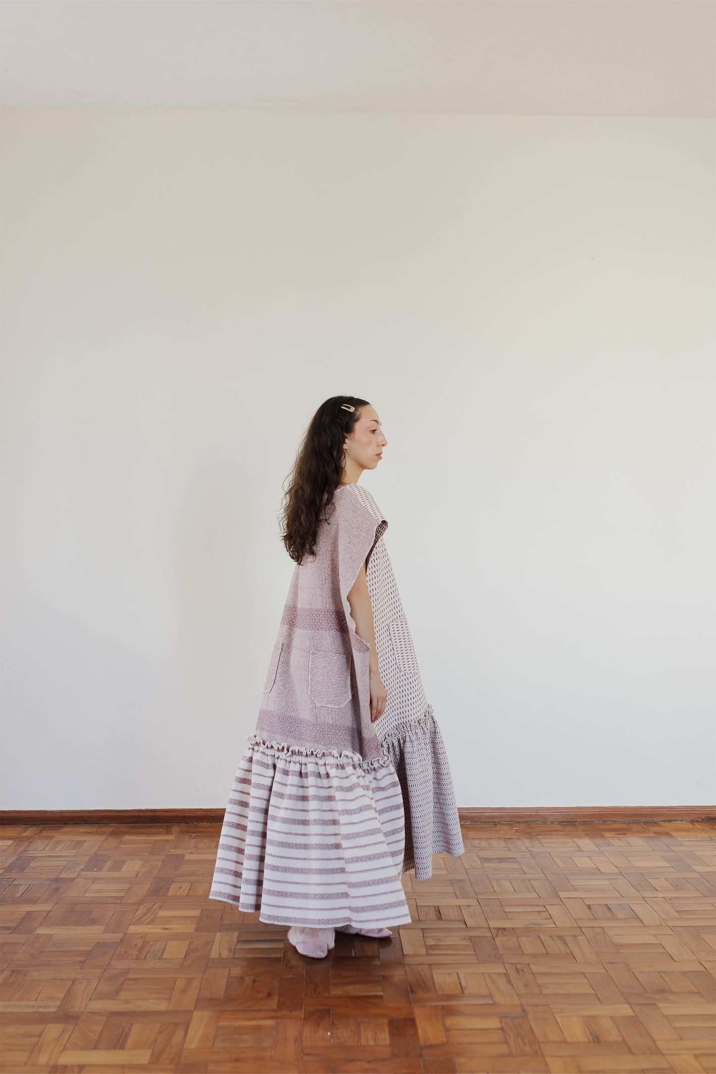 Vestido jardineira duplo