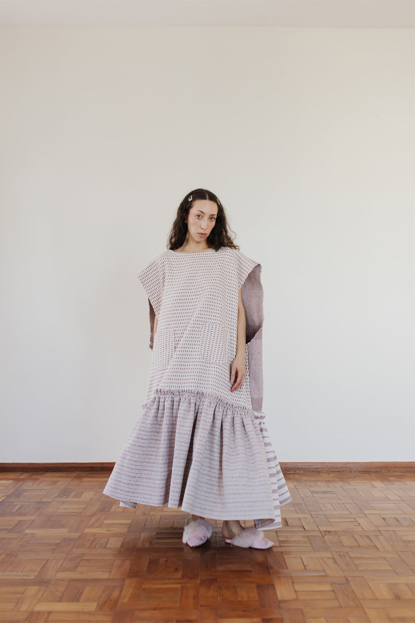 Vestido jardineira duplo