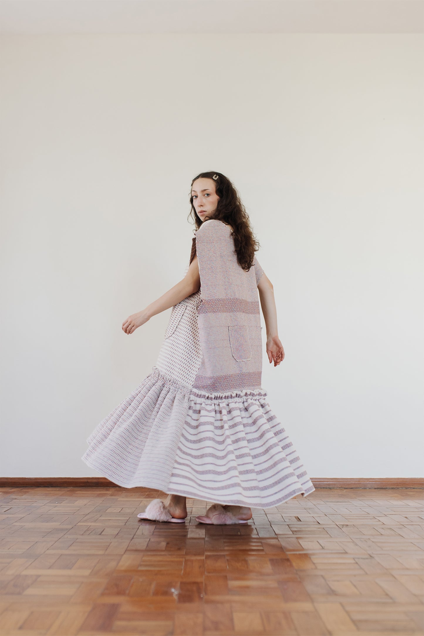 Vestido jardineira duplo